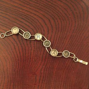 Typewriter Key Bracelet - “DREAM”